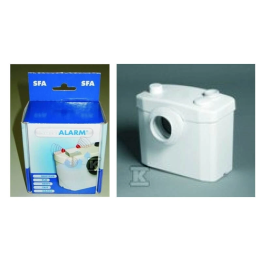 SFA Sanitop Sil macerator (for toilets and washbasins) + SANIALARM