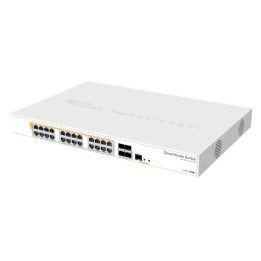 RouterBoard :: CRS328-24P-4S+RM 24x wyjście GigE PoE, 4xSFP+, montaż w stojaku 19"