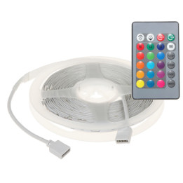 Virone LD-8/5M/RGB/SET 5m RGB LED Strip Kit with Remote, IP20 Indoor