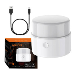 Superfire T20 Camping Lamp, 180lm, USB Rechargeable