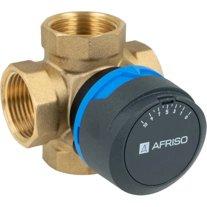 AFRISO ARV 484 ProClick – 4-way mixing valve, DN25, Rp 1", Kvs 9 m³/h