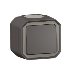 PĀRSLĒDZIS VIRSAPMETUMA PLEXO IP55 10AX ANTRACĪTA