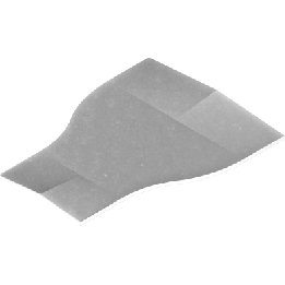 BAKS PRDSP600/500 E90 U-Shaped Cable Tray Protective Cover