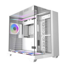 DarkFlash TH285 Weißes Mid-Tower-Computergehäuse + 4 Lüfter