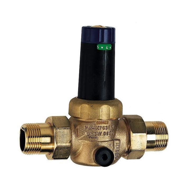 Water pressure regulator 315 5/4 inch with pressure gauge for hydraulic systems