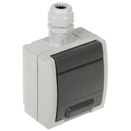 Elektro-Plast AQUANT-G1/EPN Surface-Mounted Outdoor Socket IP65 16A 230V Schuko