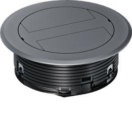 Hager LAR02KK7011 Cable Outlet Plastic Hinged Cover
