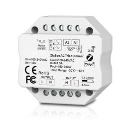 Tuya SD Series ZigBee 3.0 + RF 2.4 GHz 1-Channel In-Wall Dimmer Module 5904496822991
