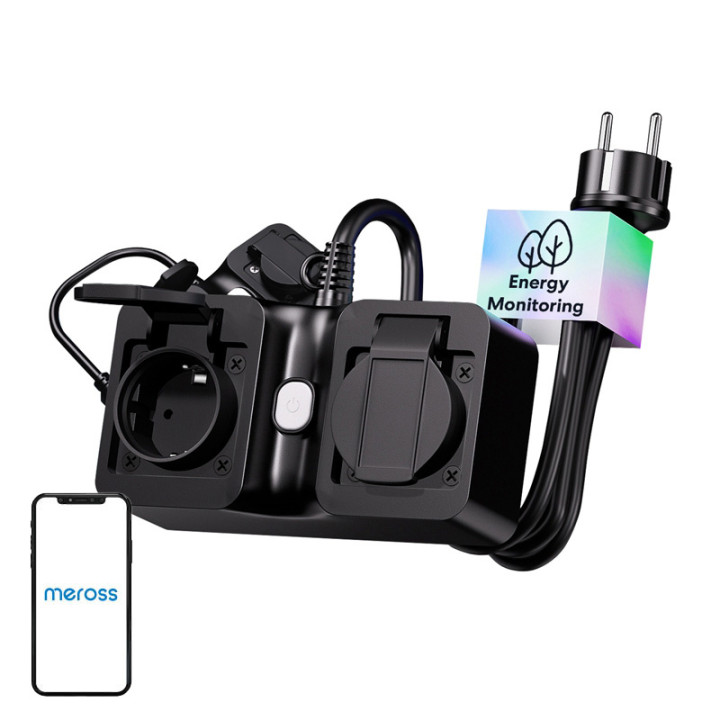 Meross MOP320MA-EU WiFi Smart Power Strip Outdoor IP44 (Matter)