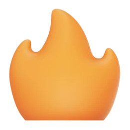 Flame lampshade for the Flextail Tiny Pump 2X lamp (orange)