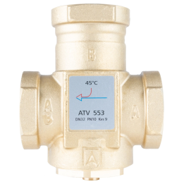 AFRISO ATV 553 – термостатический клапан, DN32, Rp 1 1/__LIN_KEEP_NUMBER_3", Kvs 9, 45°C