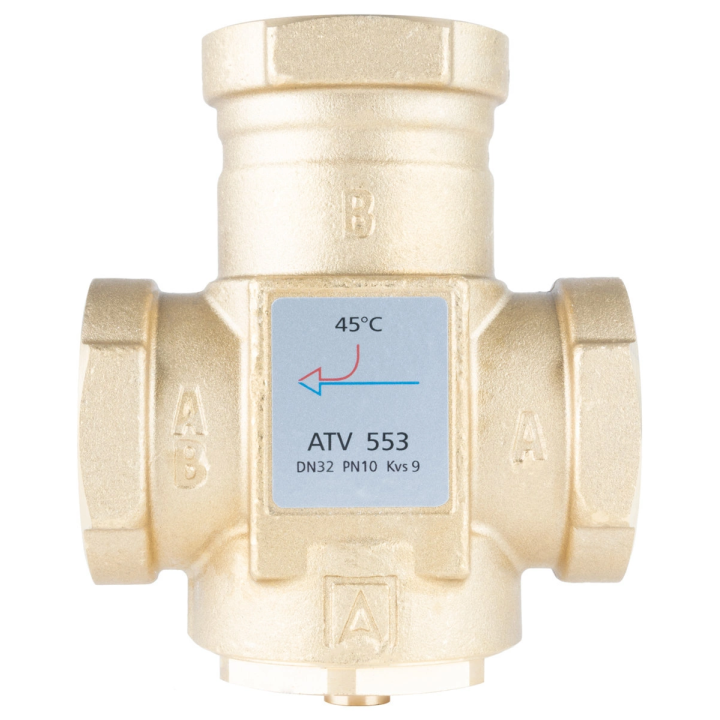 AFRISO ATV 553 – термостатический клапан, DN32, Rp 1 1/__LIN_KEEP_NUMBER_3", Kvs 9, 45°C