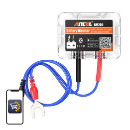 ANCEL BM200 Bluetooth Battery Tester 6-20V DC