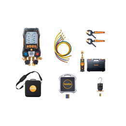 Digital manifold kit Testo 570s heat pump professional kit with wireless probes and refrigerant scale