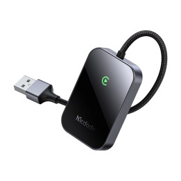 Mcdodo CA-7210 CarPlay Wireless Adapter with USB Cable, Black