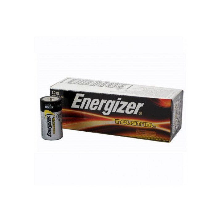 Energizer Industrial C 1.5V LR14 EN93 AM2 MN1400 Alkaline Batteries 12 pcs