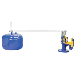 Float valve DN50,FIG.274, execution 16: stem and plug - stainless steel, plug end - EPDM conical