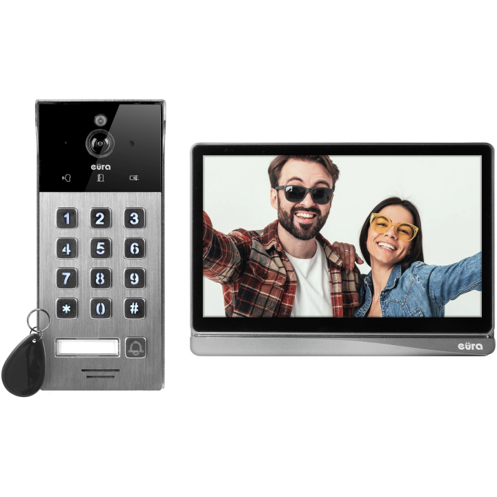 EURA VDP-30C5 Tuya video intercom with touch screen monitor and mobile app support