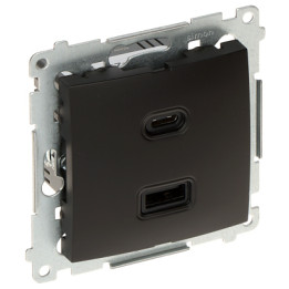 KONTAKT Simon DEC2CA.01/49-SIMON54 Премиум USB-розетка для зарядки 5V DC 3.1A Белая