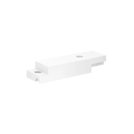 Connection Cover for Surface-Mounted Magnetic Track TR26, White