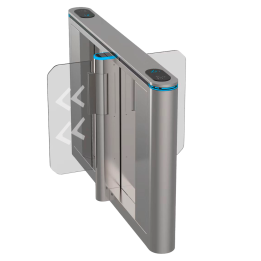 TURBOO TS-SG808-M-1200 Speed Gate with RFID Access Control, Bidirectional, Stainless Steel