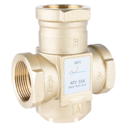 AFRISO ATV 556 – термостатический клапан, DN32, Rp 1 1/4", Kvs 9, 60°C