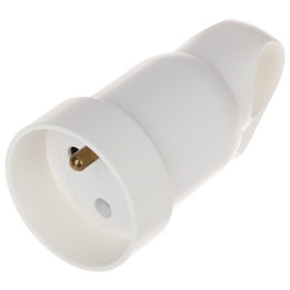 LEGRAND LE-50104 Single Wall Socket 16A 230V Type E French Standard White