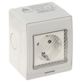 ATLO ATLO-S1IP5-SCH-TUYA Wi-Fi Smart Plug with Tuya Smart Life App Control, Schuko Socket
