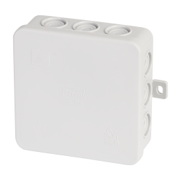 Junction Box E125 IP54 75x75x40mm Grey