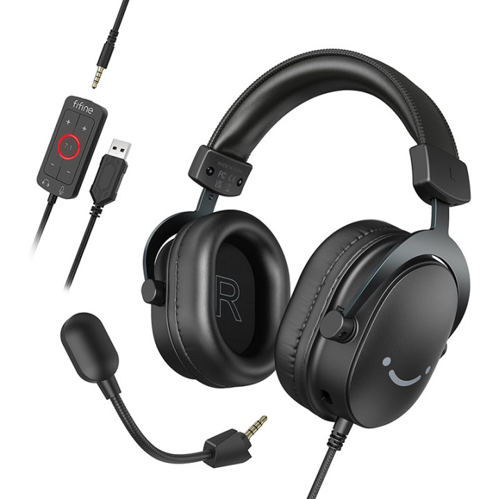 Fifine H9 Gaming-Kopfhörer (Schwarz)