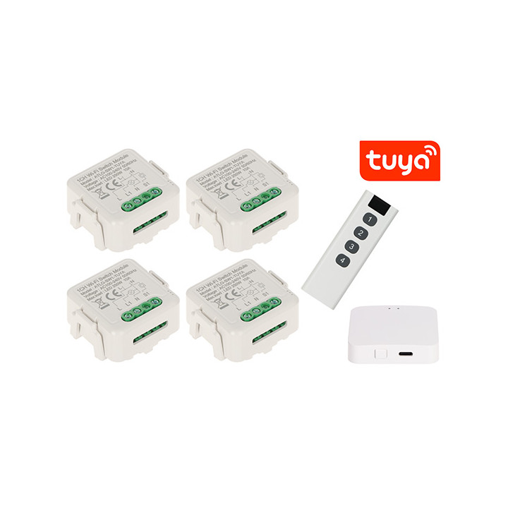 ATLO ATLO-SW-TUYA-4 4 шт. умный контроллер LED ленты Wi-Fi Zigbee Bluetooth Tuya Smart
