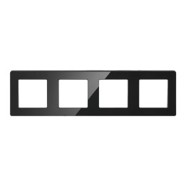 Psmart RM124 Quadruple Black Glass Frame for RM Series