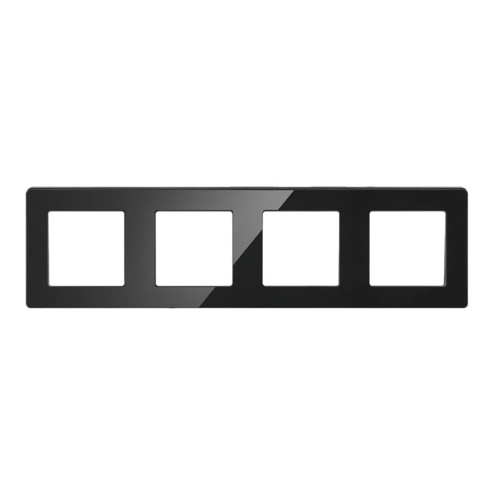 Psmart RM124 Quadruple Black Glass Frame for RM Series