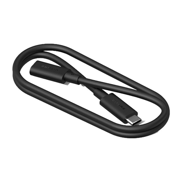 VITURE One-UCEx-50-Blk USB-C Male to Female Extender Cable (Black, 0.5m)
