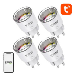 Gosund EP2 WiFi Smart Socket 4-Pack (10A, Tuya)