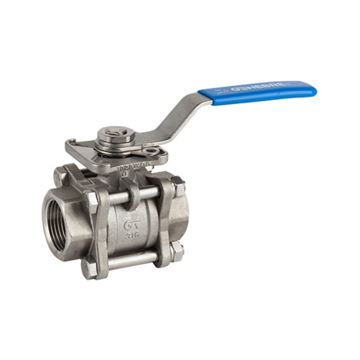 GENEBRE 3-Way Ball Valve 1" PN63 AISI316