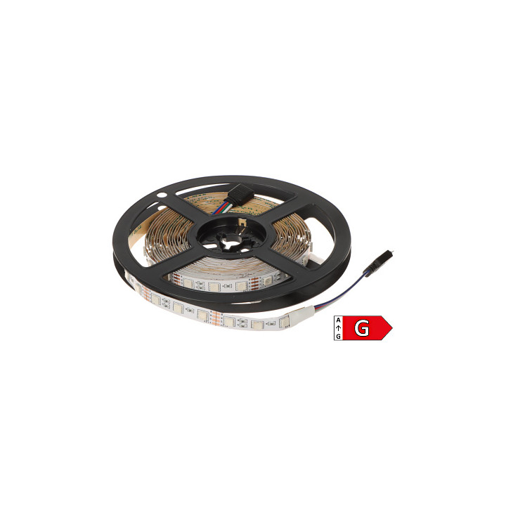 Светодиодная лента RGB 12V 14.4W/m 5м SMD 5050 60 светодиодов/м LED60A-12V/14.4W-RGB/5M