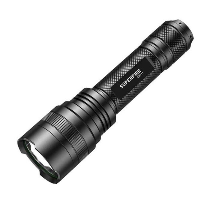 Superfire C8-H Flashlight 1200 lm, USB-C, 250m Range, 5 Modes