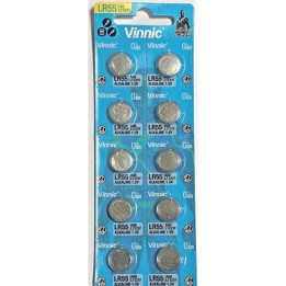 Vinnic L1121F / AG8 / LR55 1,5 В 41 мАч Щелочные батарейки 10 шт.