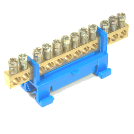 Pollmann Terminal Bar N 7 × 16 mm² Blue