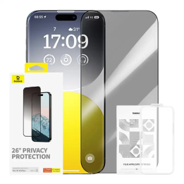 Baseus Diamond Privacy Tempered Glass Screen Protector for iPhone 15 Plus P60057405203-02