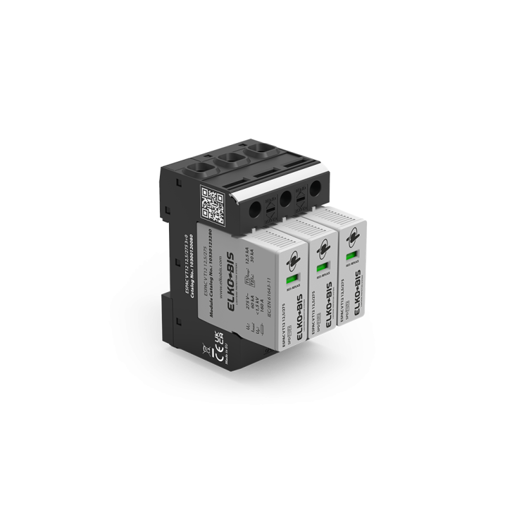 Elko-Bis Combined Surge Protection T1+2 12.5 kA/275 V 3+0