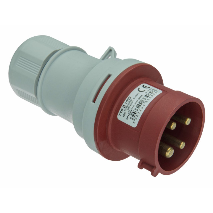 Power plug mobile 3P+E 16A IP44