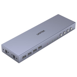UNITEK V306A HDMI + USB KVM переключатель 4K UHD