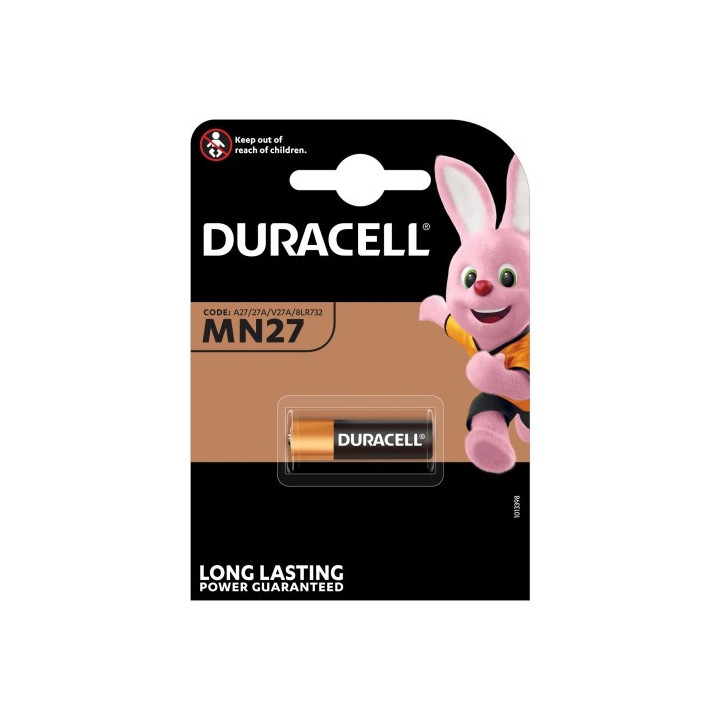 Duracell MN27 MN27A A27 27A L828F 12V Alkaline Battery Security Alarm Remote Key Fob