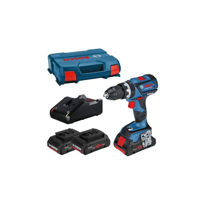 BOSCH GSB 18V-60C 3x4.0PC LC Cordless Impact Drill PROMO