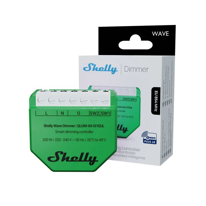 Shelly Wave Dimmer EU LR – Z-Wave умный диммер