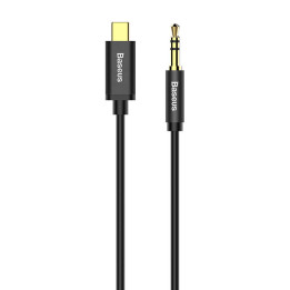Baseus Yiven Audio Cable USB-C to 3.5mm Mini Jack, 1.2m (Black) CAM01-01