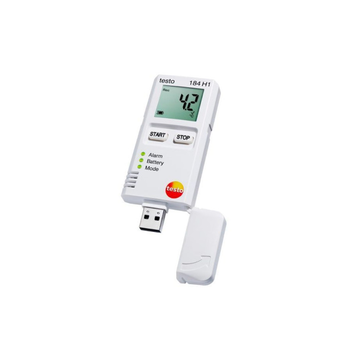 Air humidity and temperature data logger Testo 184 H1 for transport monitoring