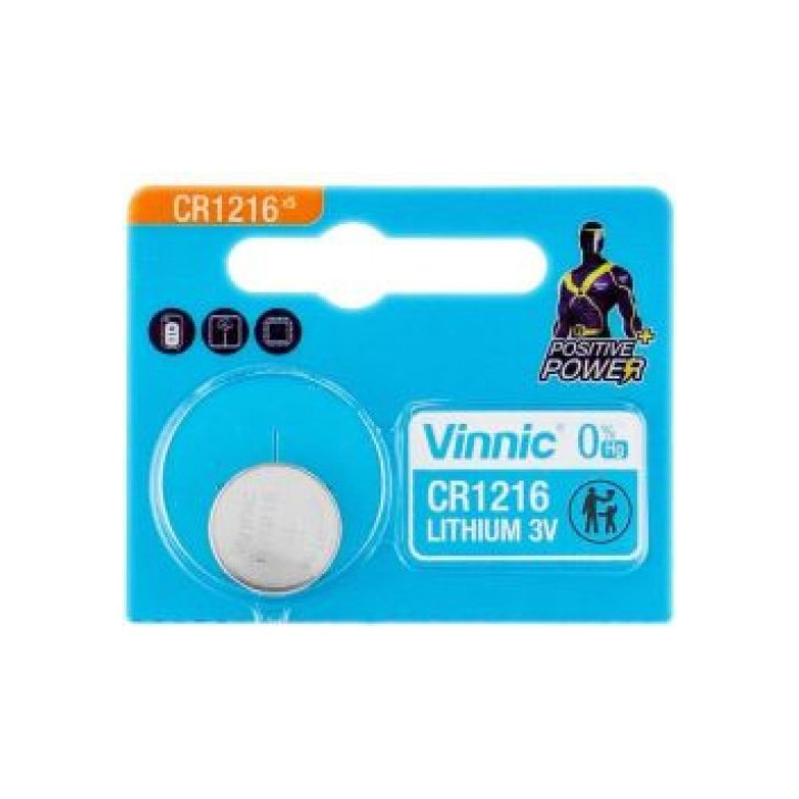Vinnic CR1216 / DL1216/ ECR1216 3 В 23 мАч Литая электроника (электроника) батарея 1 ГБ.